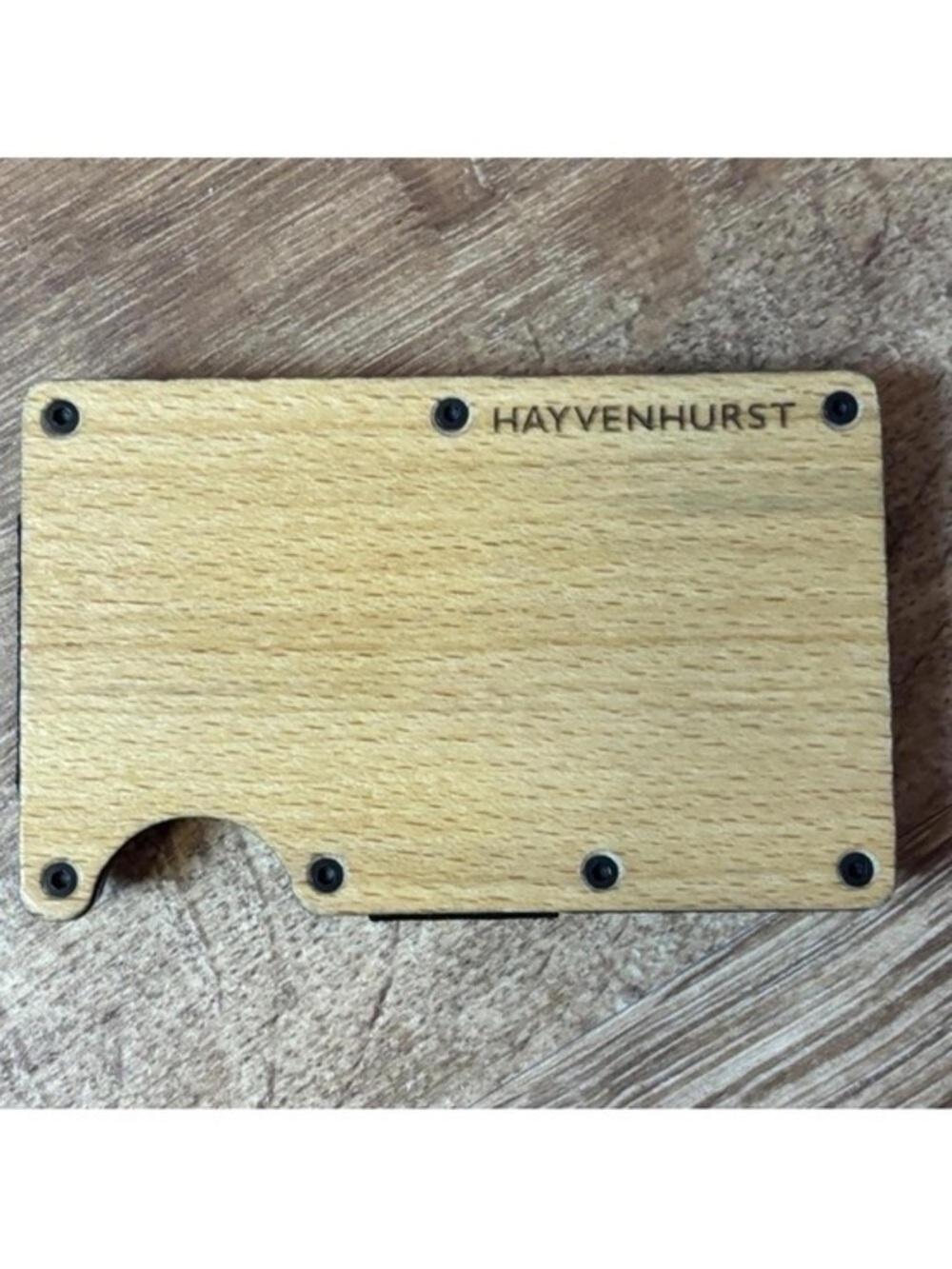 Hayvenhurst Slim Minimalist Front Pocket RFID Blocking Wallet